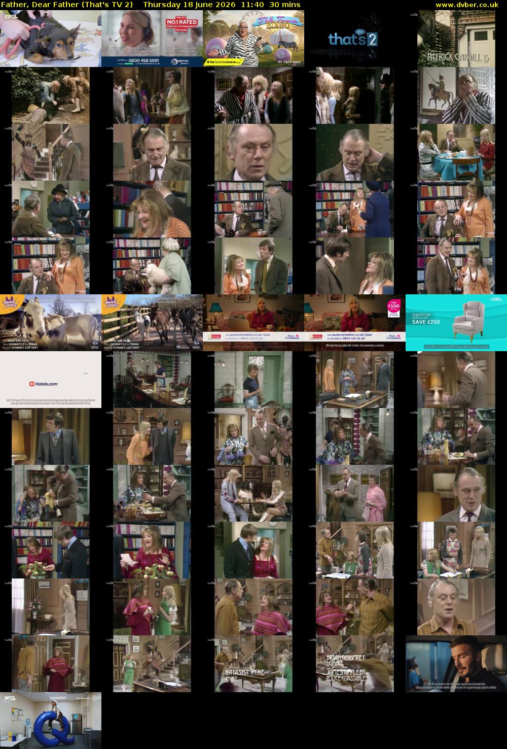 Father, Dear Father (That's TV 2) Thursday 18 June 2026 11:40 - 12:10