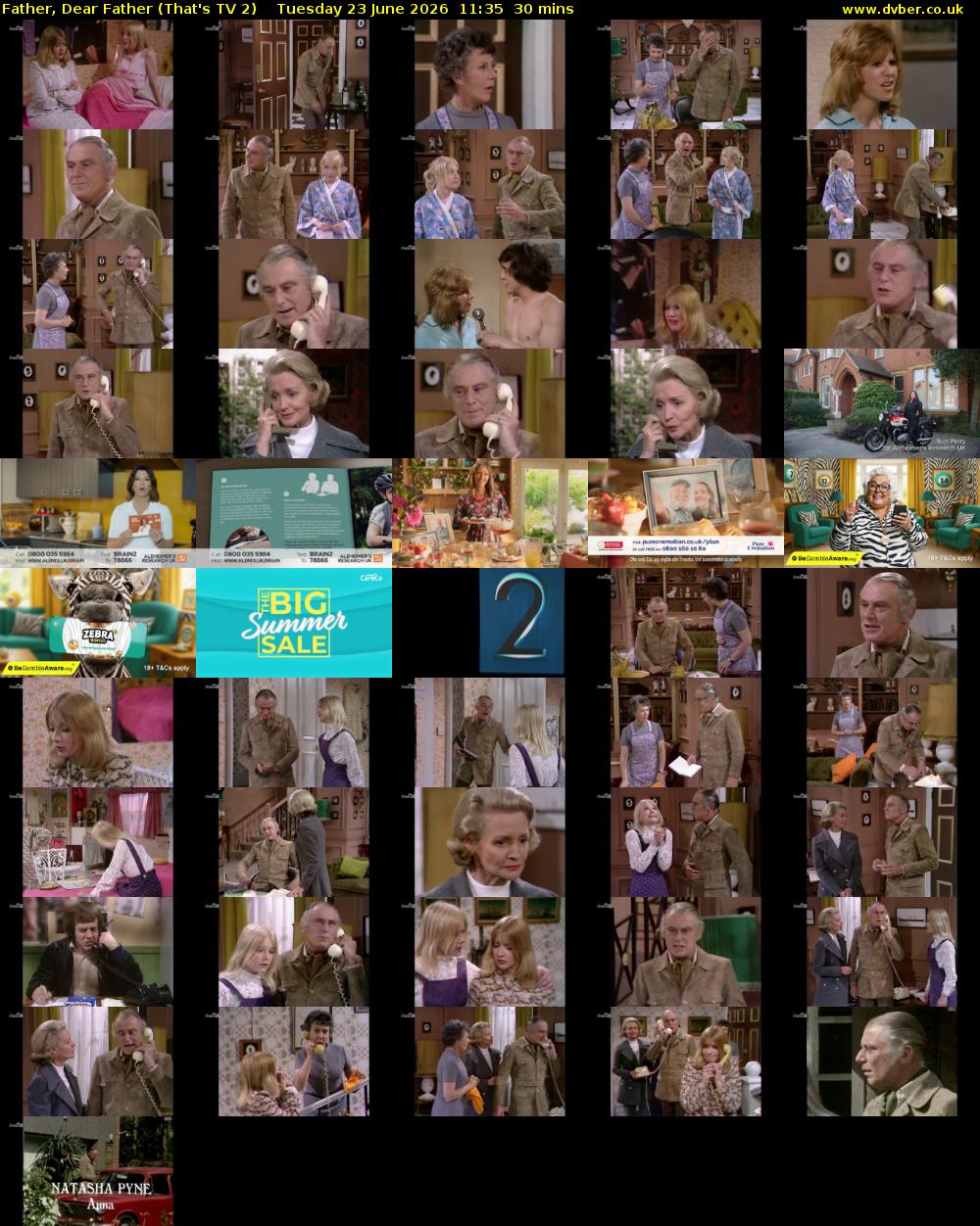 Father, Dear Father (That's TV 2) Tuesday 23 June 2026 11:35 - 12:05
