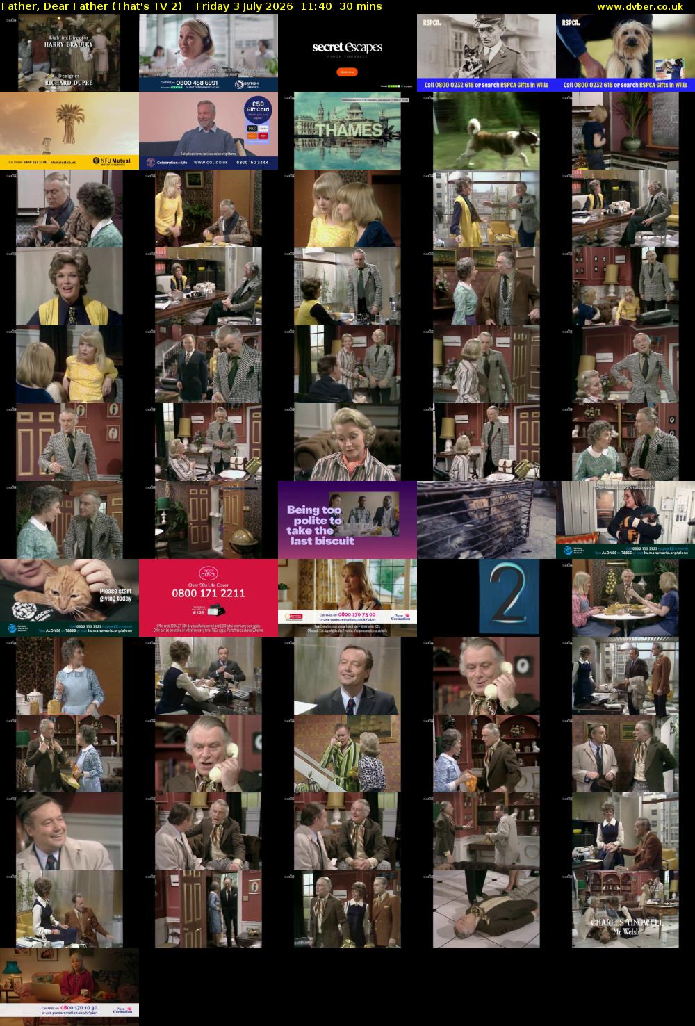 Father, Dear Father (That's TV 2) Friday 3 July 2026 11:40 - 12:10