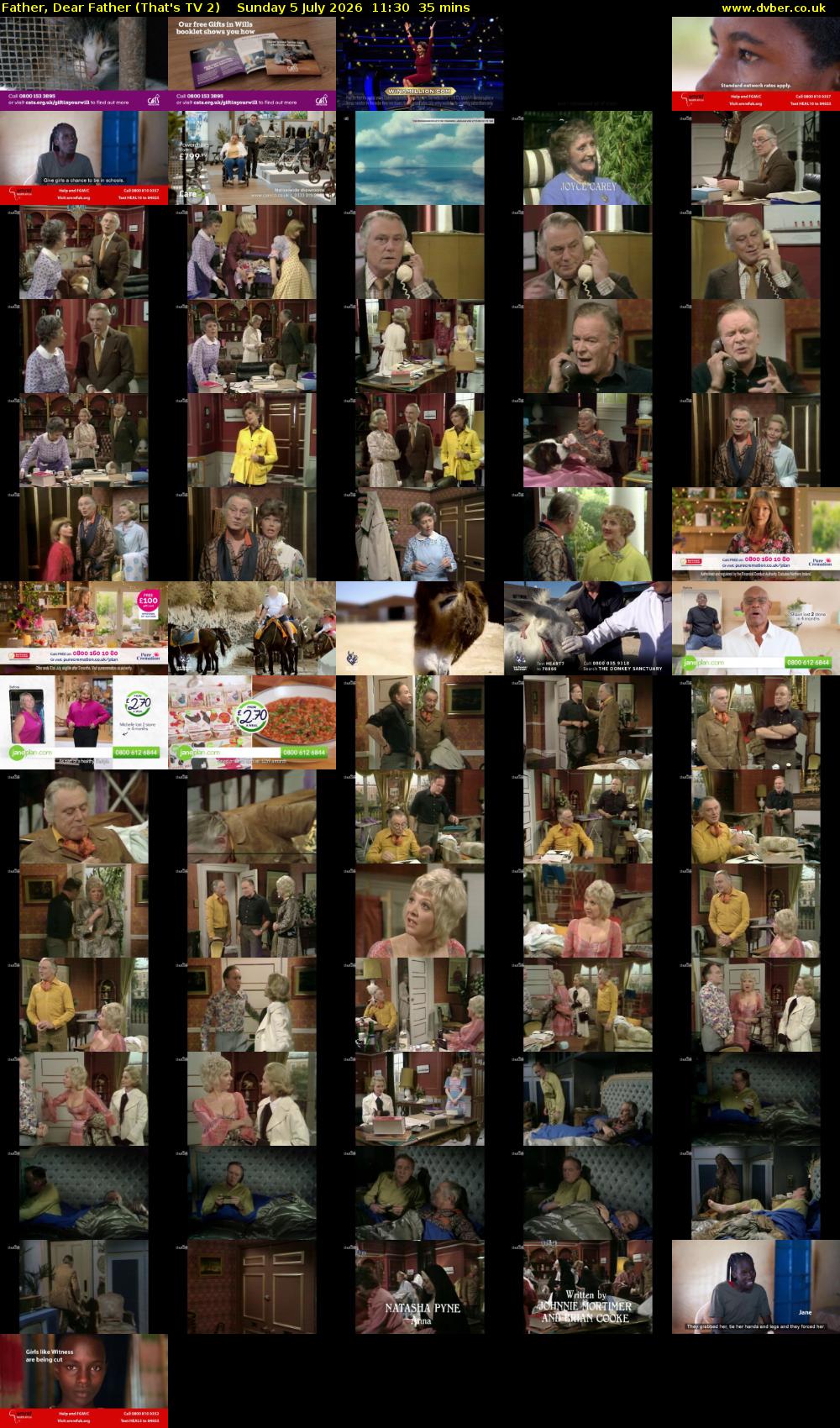 Father, Dear Father (That's TV 2) Sunday 5 July 2026 11:30 - 12:05