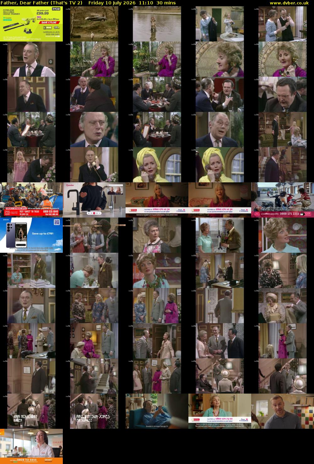 Father, Dear Father (That's TV 2) Friday 10 July 2026 11:10 - 11:40