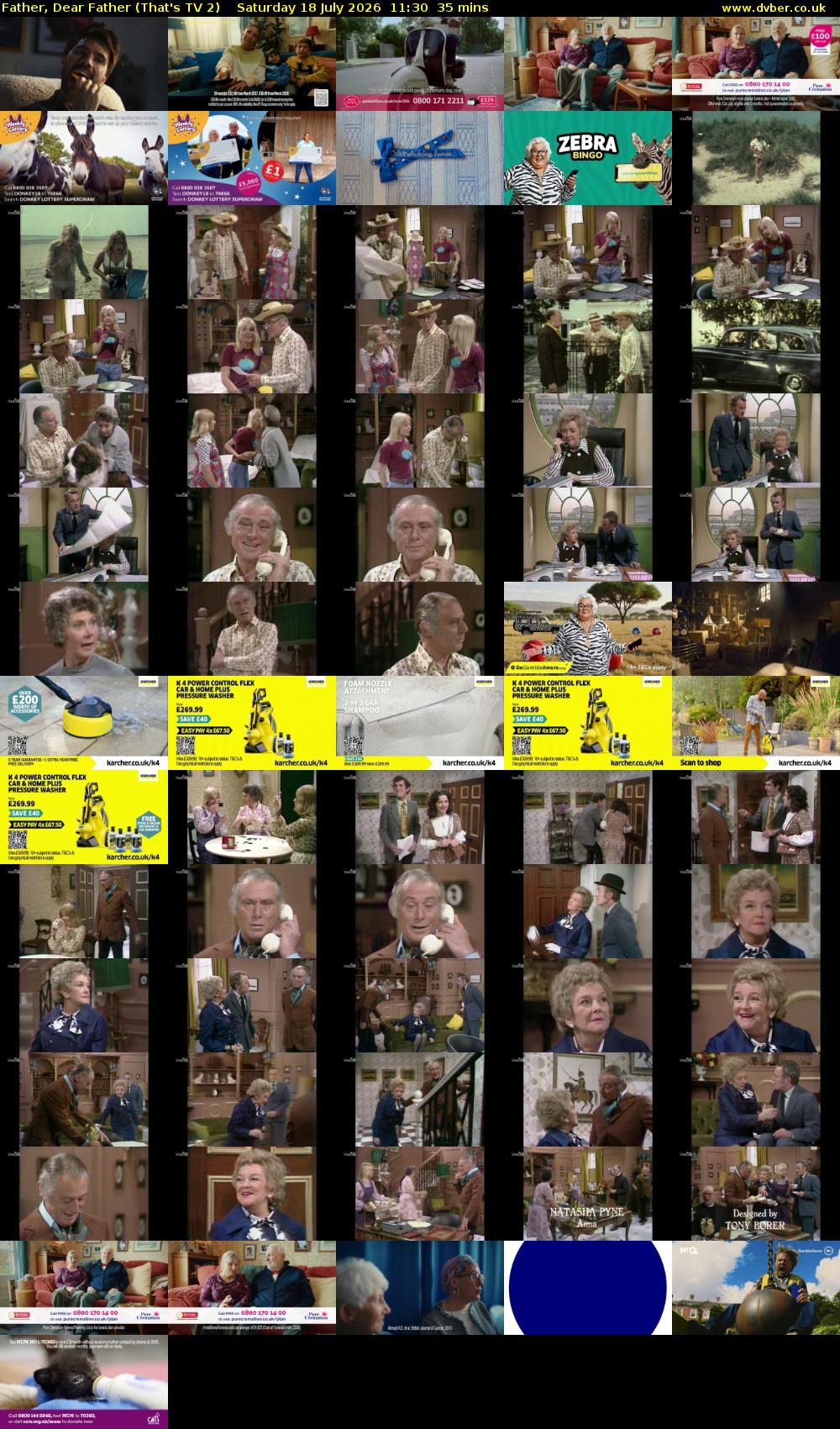 Father, Dear Father (That's TV 2) Saturday 18 July 2026 11:30 - 12:05