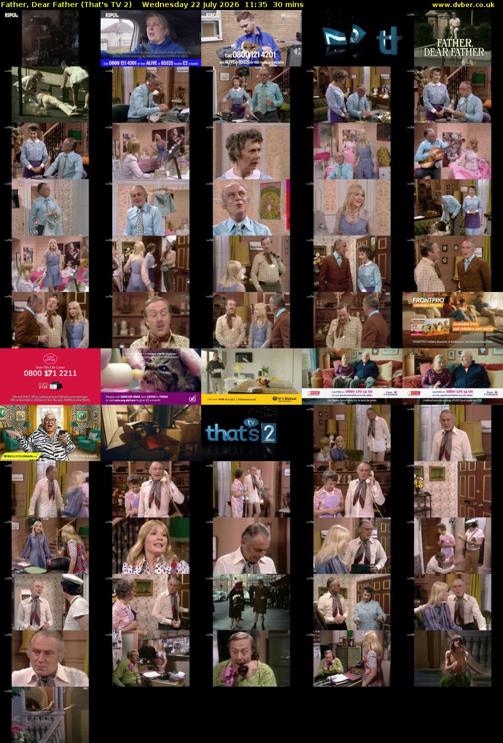 Father, Dear Father (That's TV 2) Wednesday 22 July 2026 11:35 - 12:05