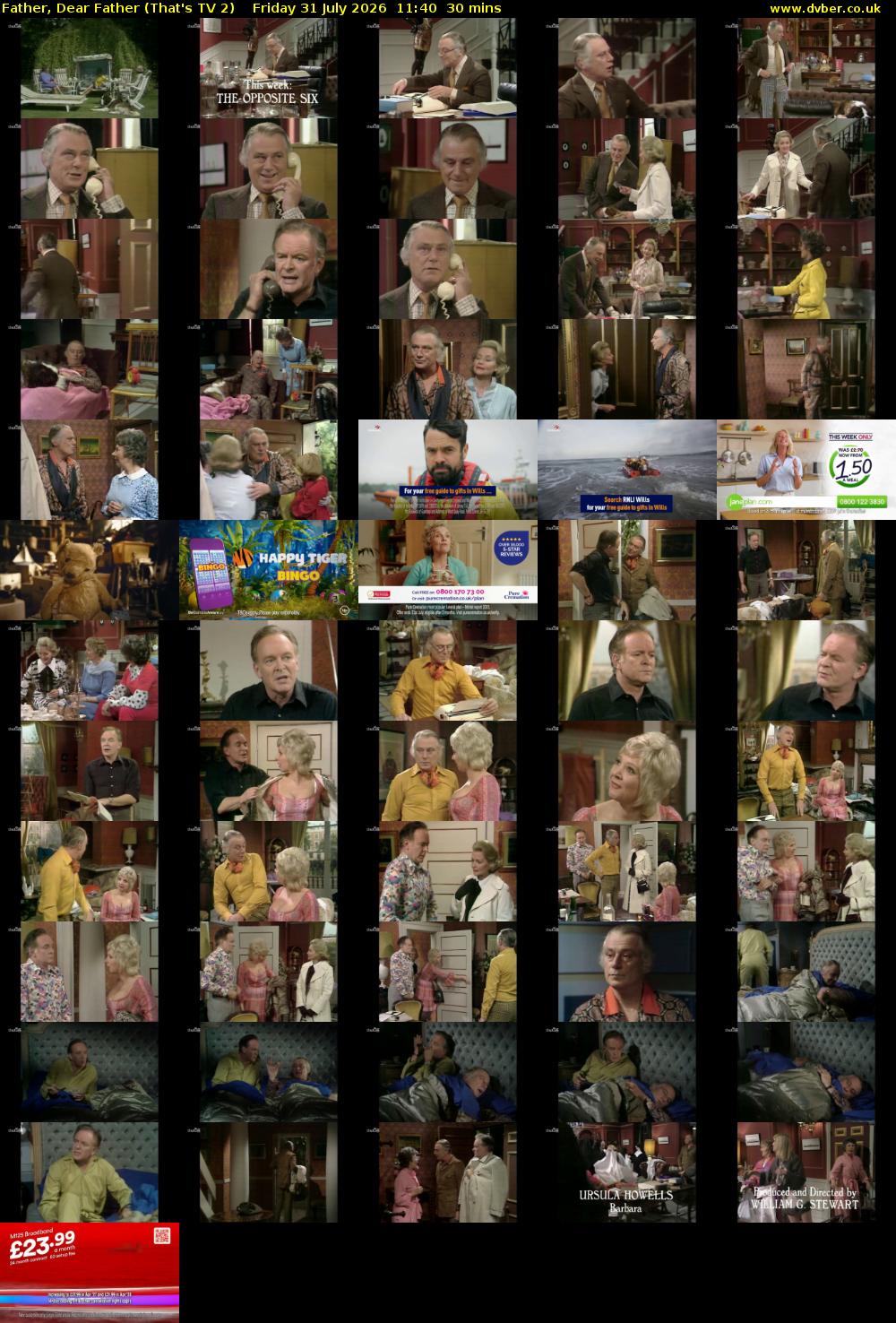 Father, Dear Father (That's TV 2) Friday 31 July 2026 11:40 - 12:10