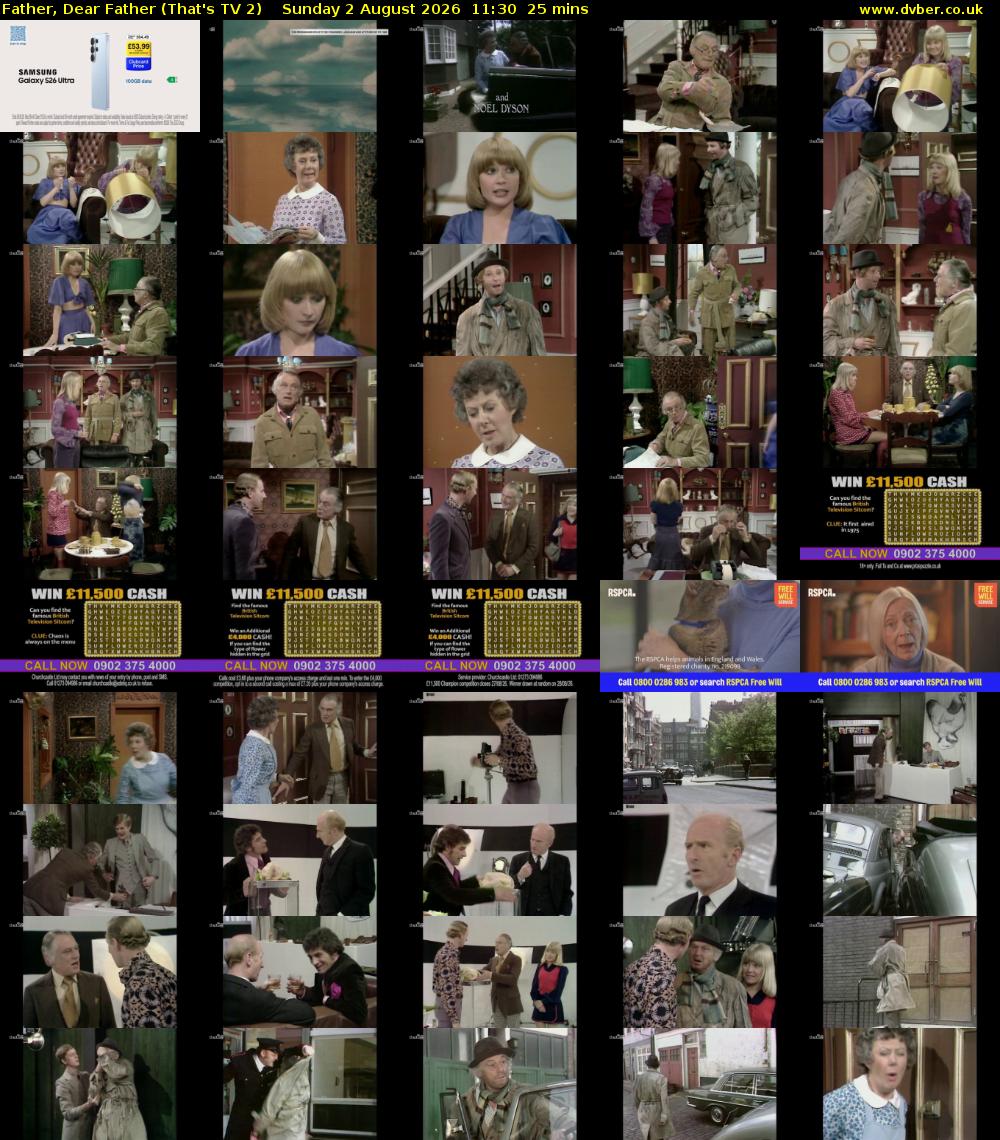 Father, Dear Father (That's TV 2) Sunday 2 August 2026 11:30 - 11:55