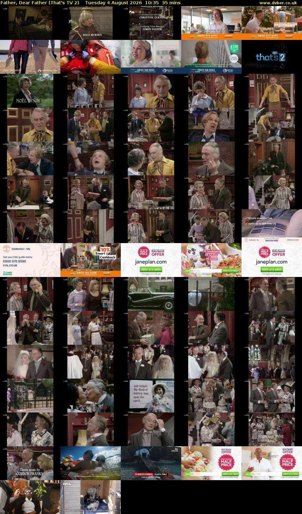 Father, Dear Father (That's TV 2) Tuesday 4 August 2026 10:35 - 11:10