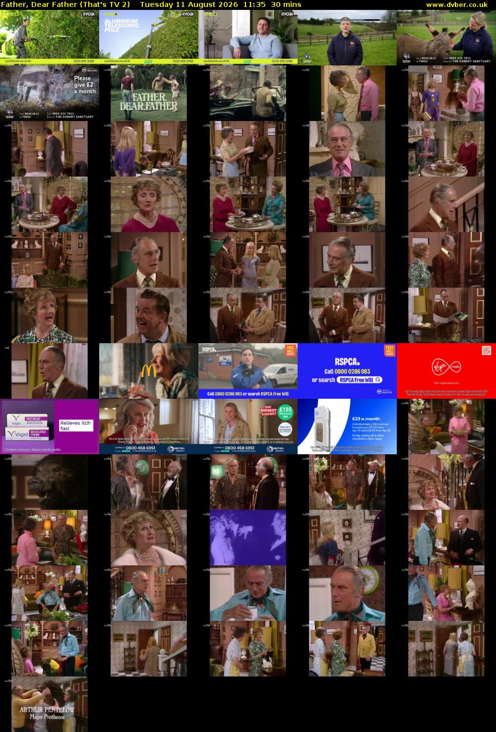 Father, Dear Father (That's TV 2) Tuesday 11 August 2026 11:35 - 12:05