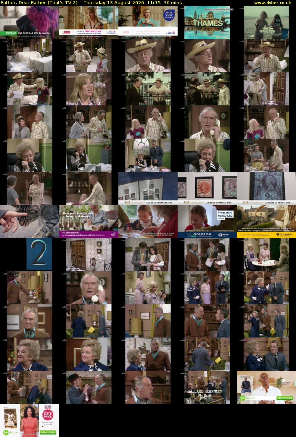 Father, Dear Father (That's TV 2) Thursday 13 August 2026 11:15 - 11:45