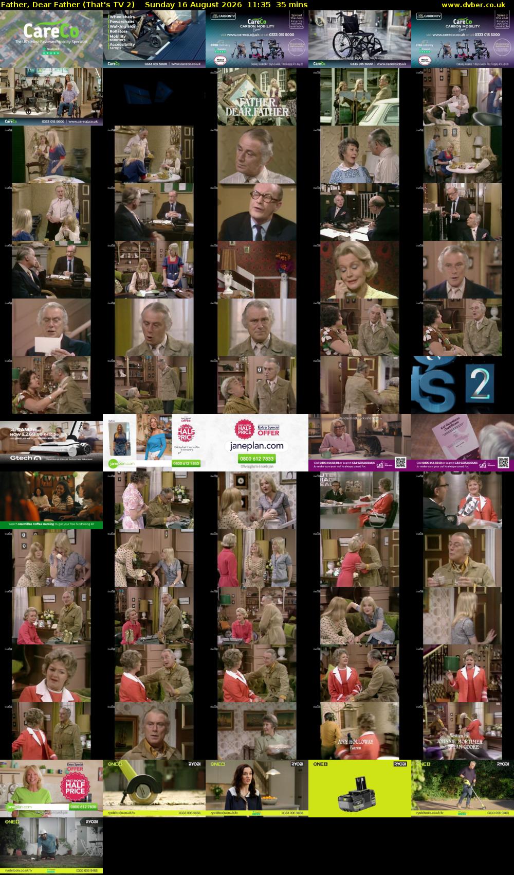 Father, Dear Father (That's TV 2) Sunday 16 August 2026 11:35 - 12:10