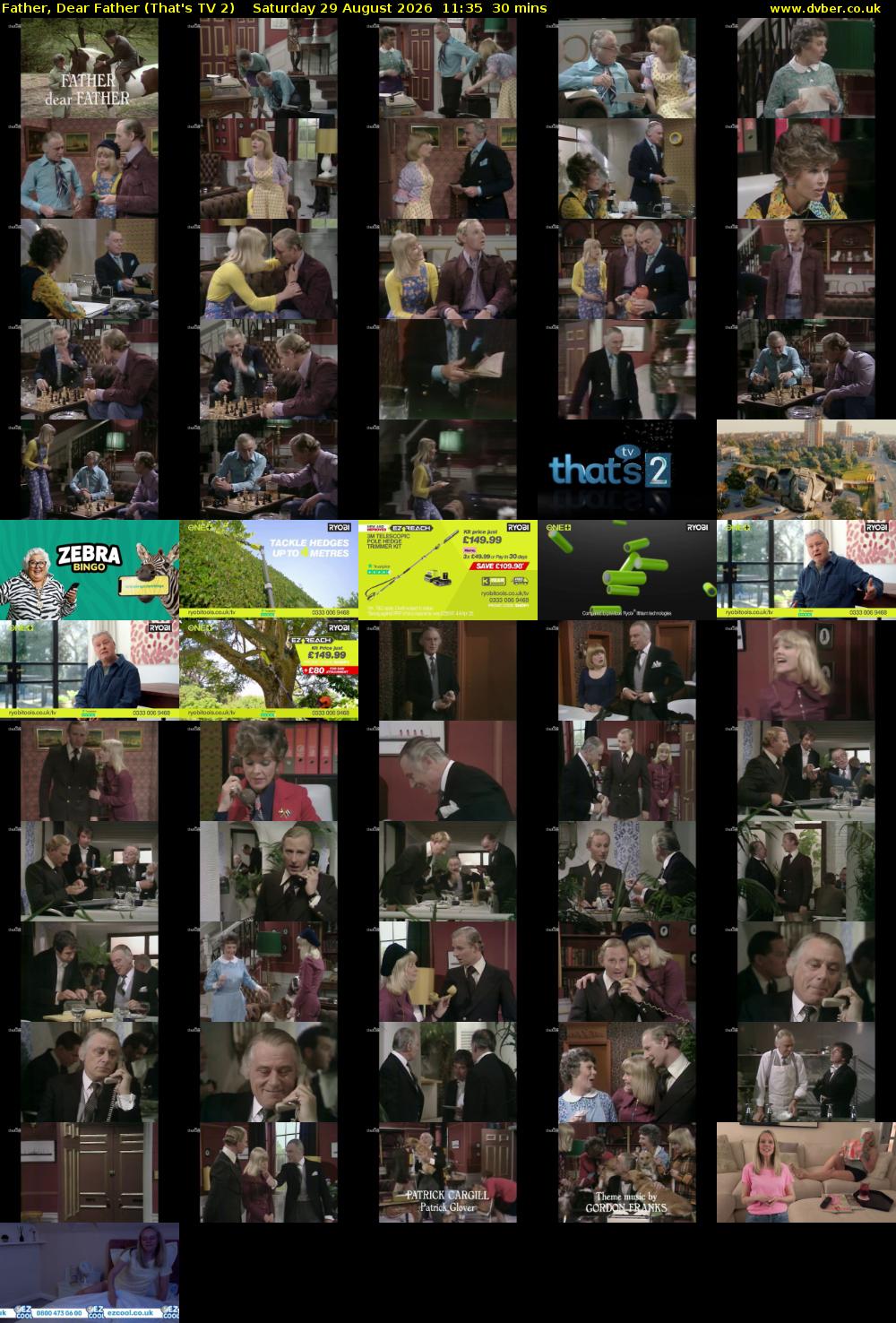 Father, Dear Father (That's TV 2) Saturday 29 August 2026 11:35 - 12:05