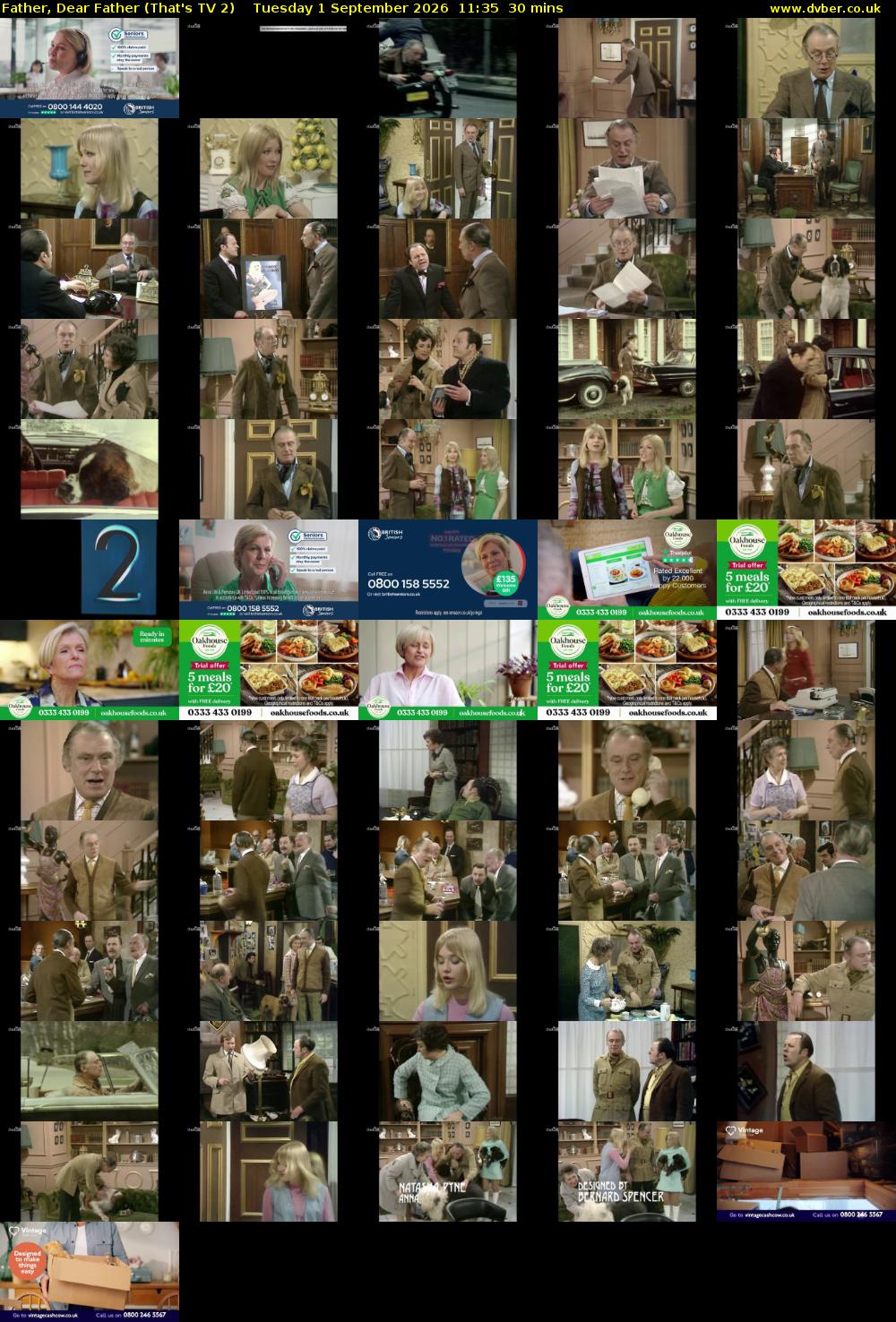 Father, Dear Father (That's TV 2) Tuesday 1 September 2026 11:35 - 12:05