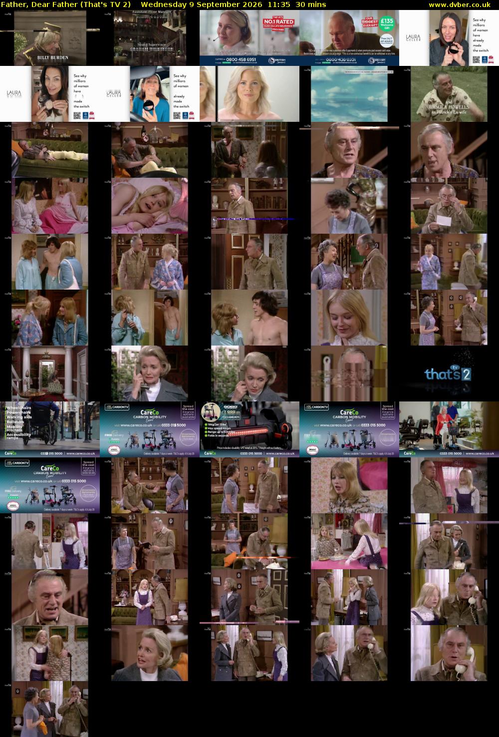 Father, Dear Father (That's TV 2) Wednesday 9 September 2026 11:35 - 12:05