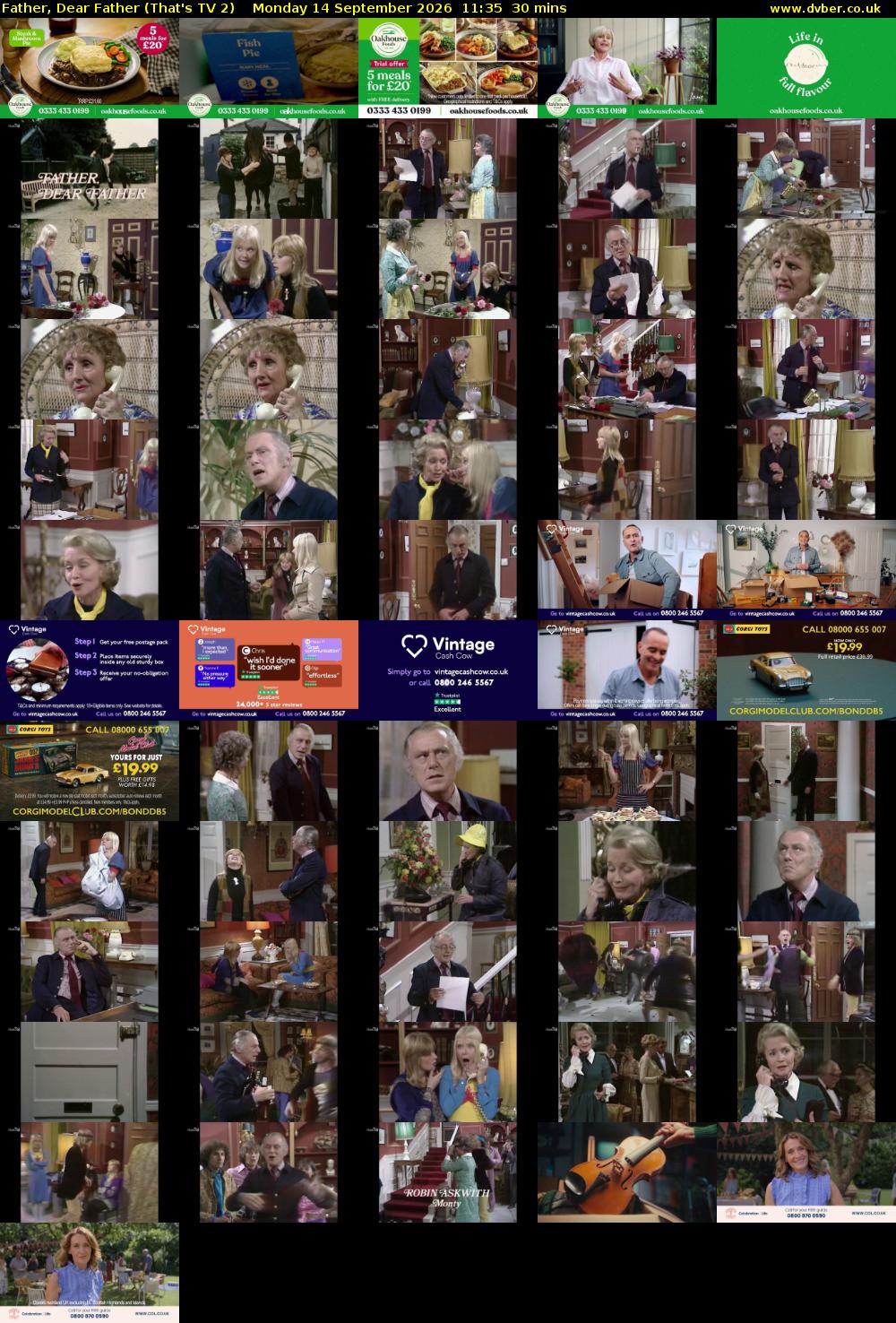 Father, Dear Father (That's TV 2) Monday 14 September 2026 11:35 - 12:05