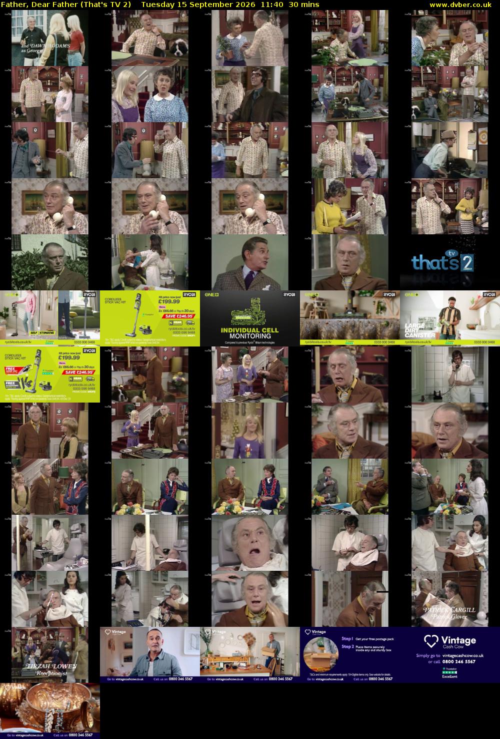 Father, Dear Father (That's TV 2) Tuesday 15 September 2026 11:40 - 12:10