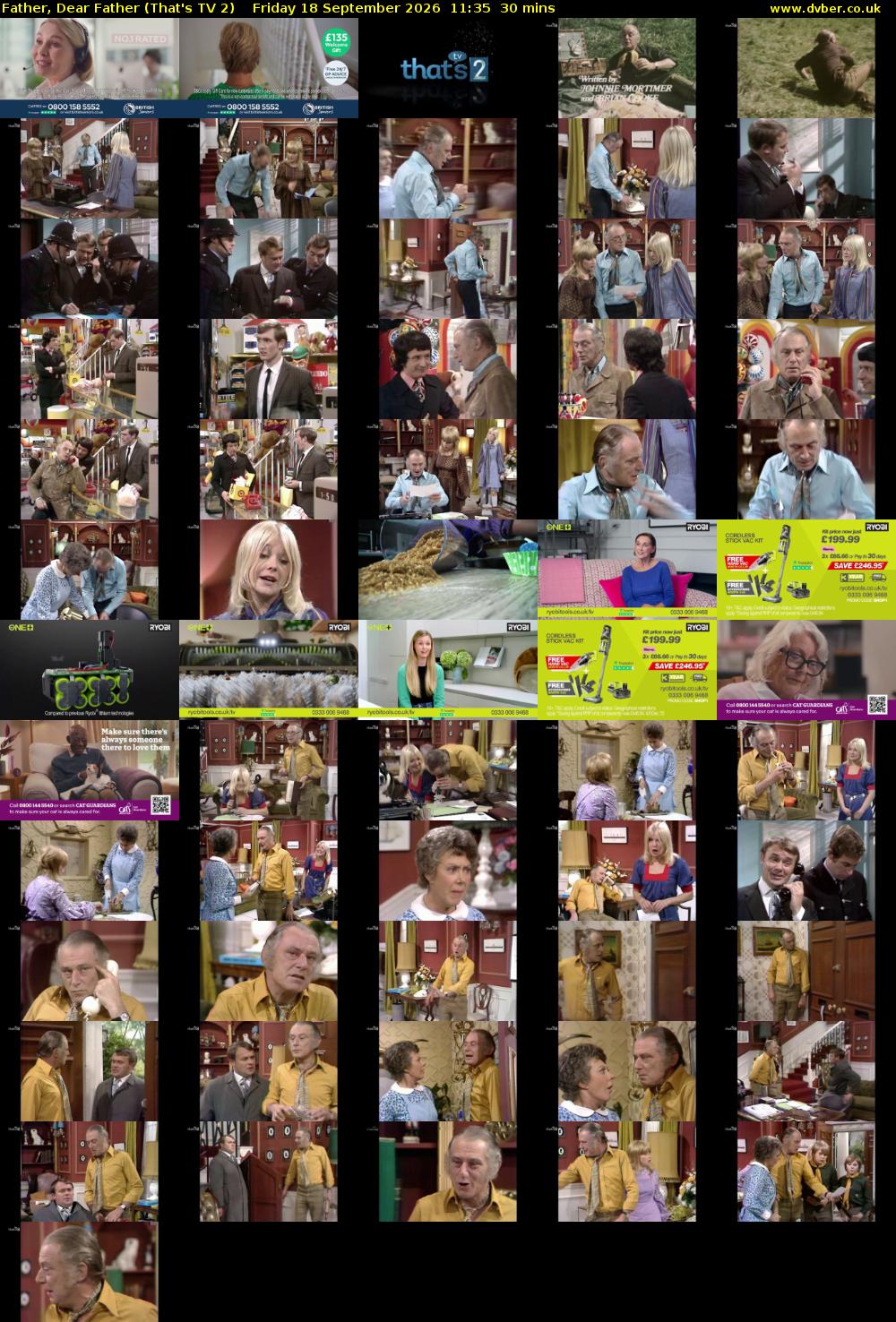 Father, Dear Father (That's TV 2) Friday 18 September 2026 11:35 - 12:05