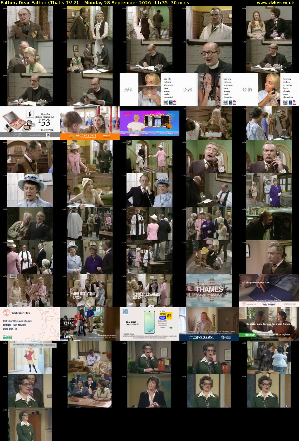 Father, Dear Father (That's TV 2) Monday 28 September 2026 11:35 - 12:05