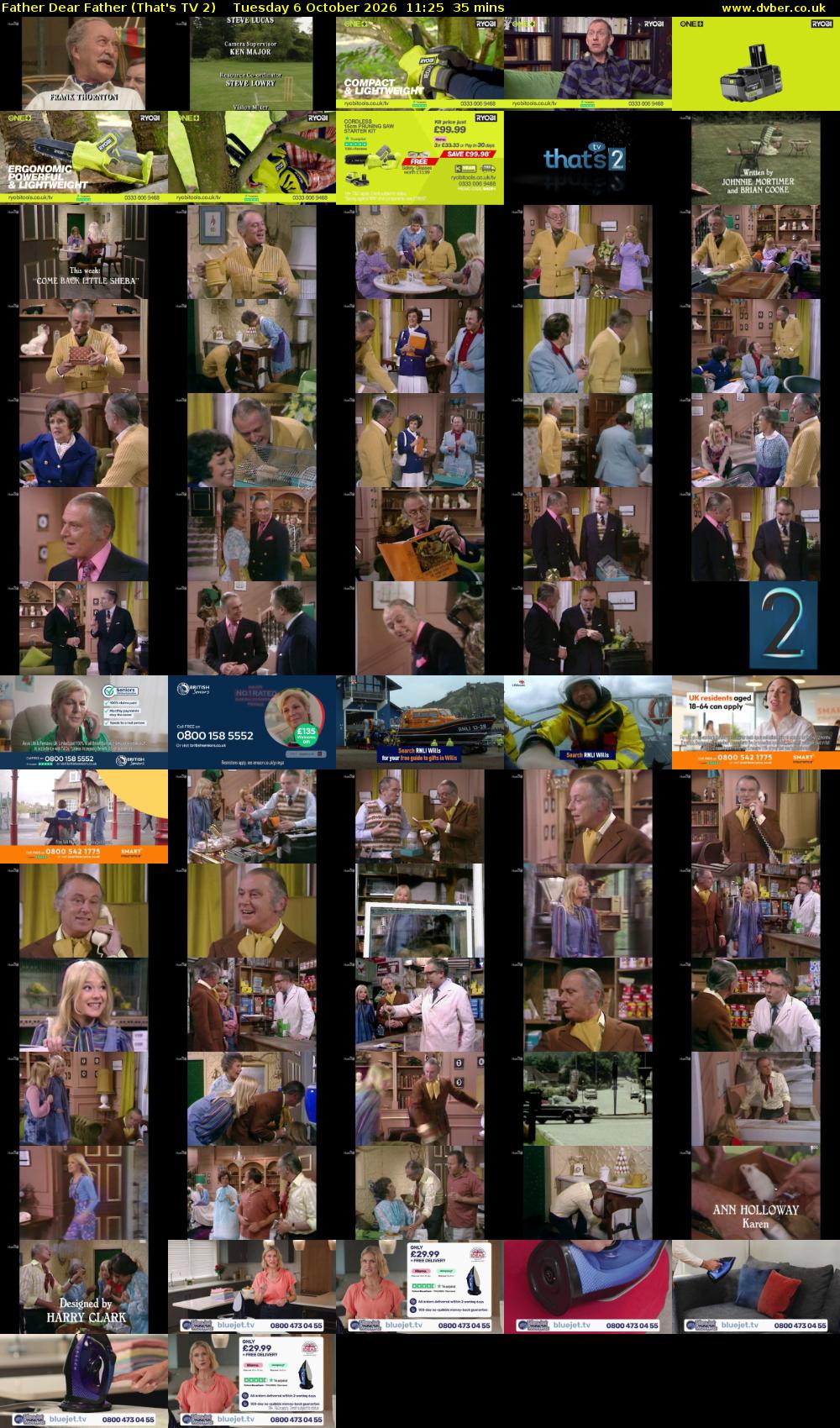 Father Dear Father (That's TV 2) Tuesday 6 October 2026 11:25 - 12:00
