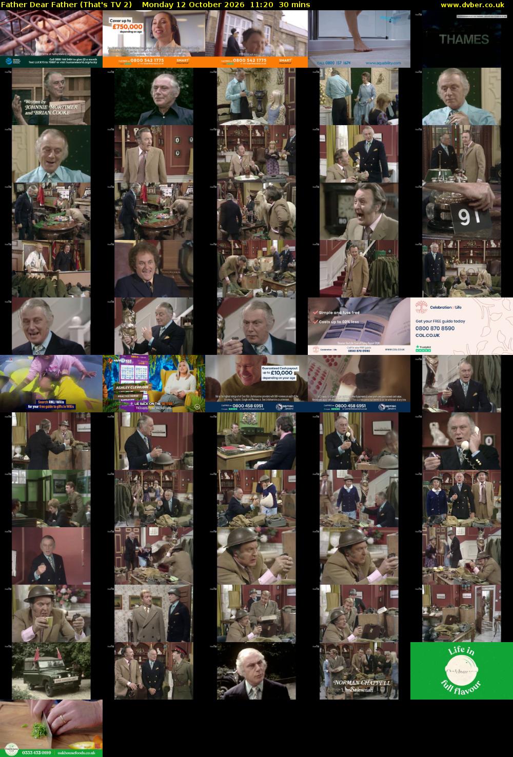 Father Dear Father (That's TV 2) Monday 12 October 2026 11:20 - 11:50