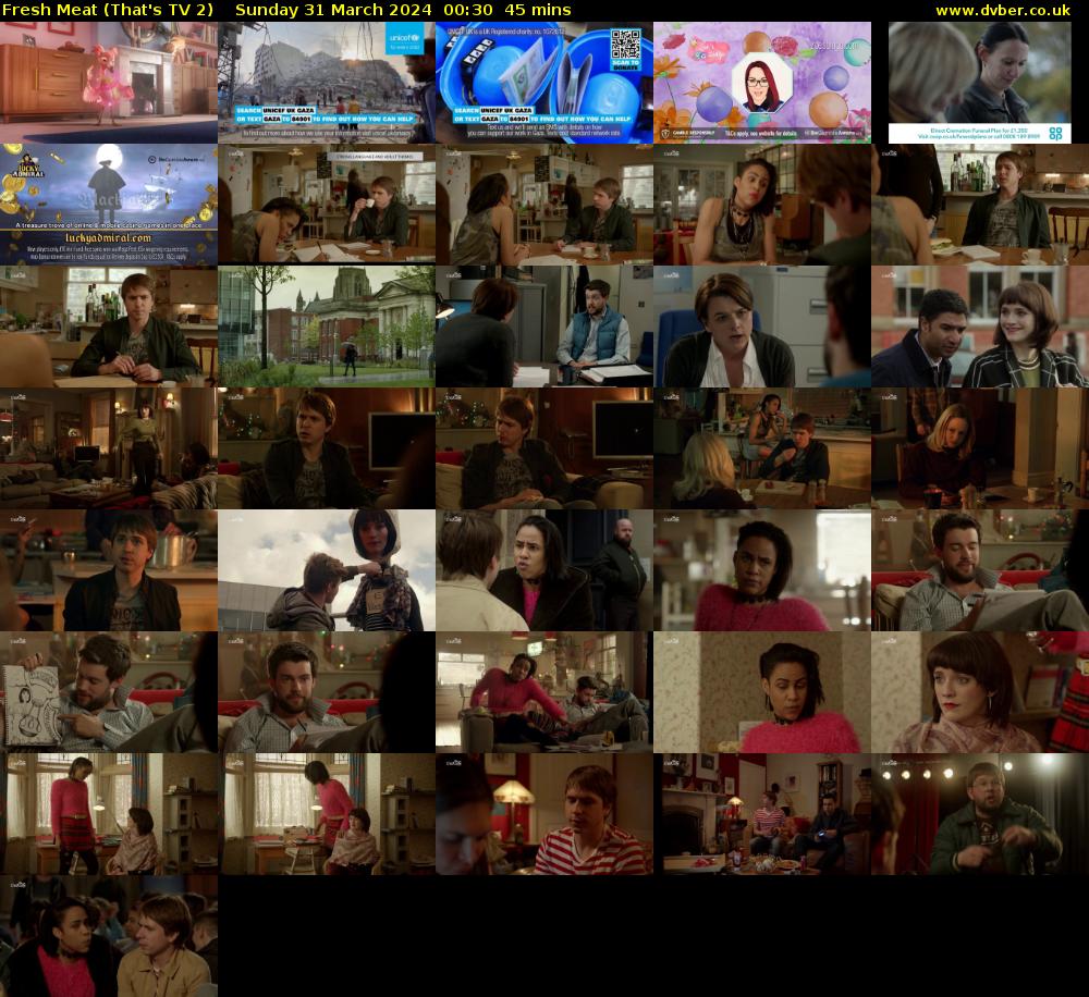 Fresh Meat (That's TV 2) Sunday 31 March 2024 00:30 - 02:15