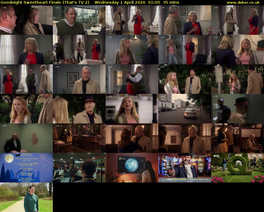 Goodnight Sweetheart Finale (That's TV 2) Wednesday 1 April 2026 01:05 - 01:40