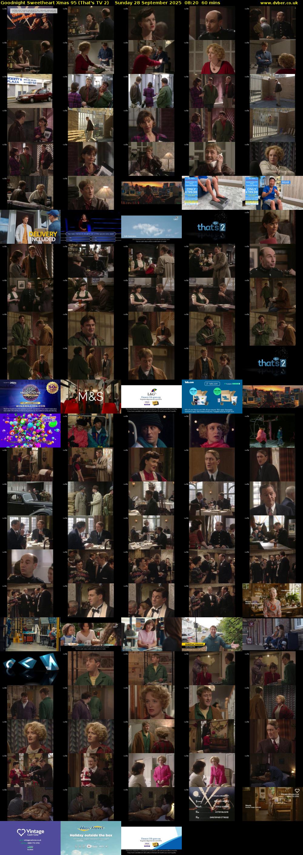 Goodnight Sweetheart Xmas 95 (That's TV 2) Sunday 28 September 2025 08:20 - 09:20