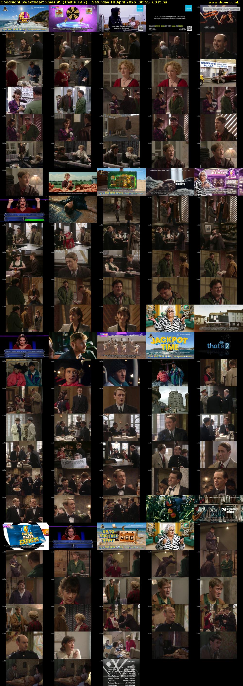 Goodnight Sweetheart Xmas 95 (That's TV 2) Saturday 18 April 2026 00:55 - 01:55