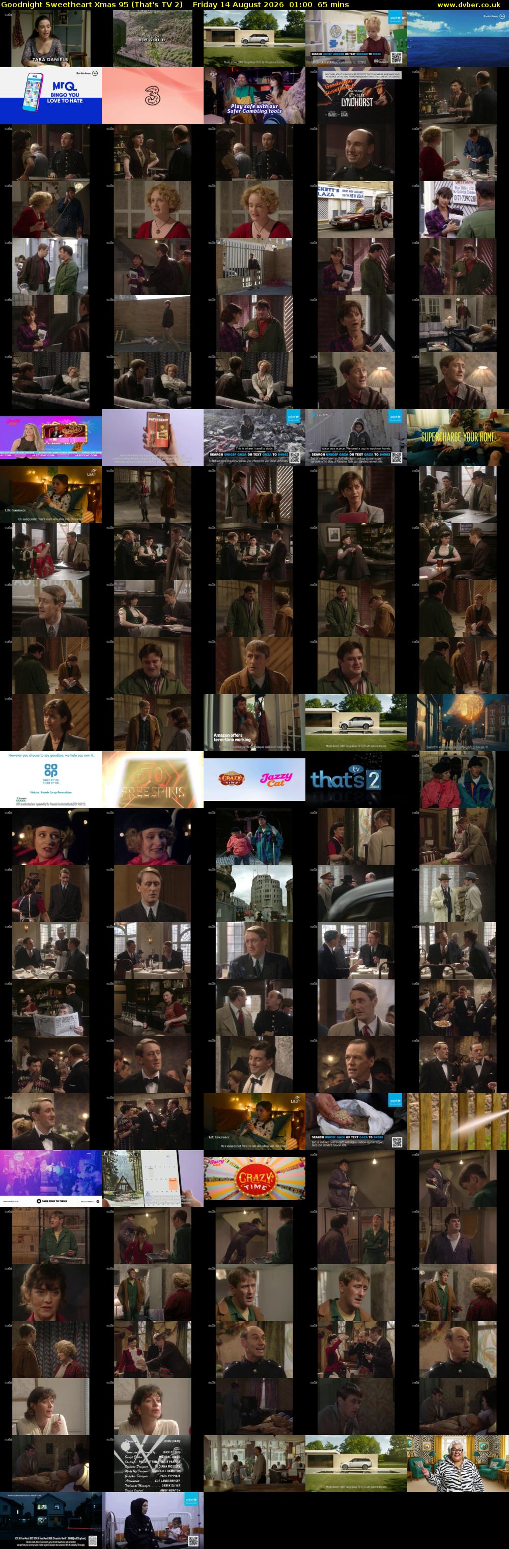Goodnight Sweetheart Xmas 95 (That's TV 2) Friday 14 August 2026 01:00 - 02:05