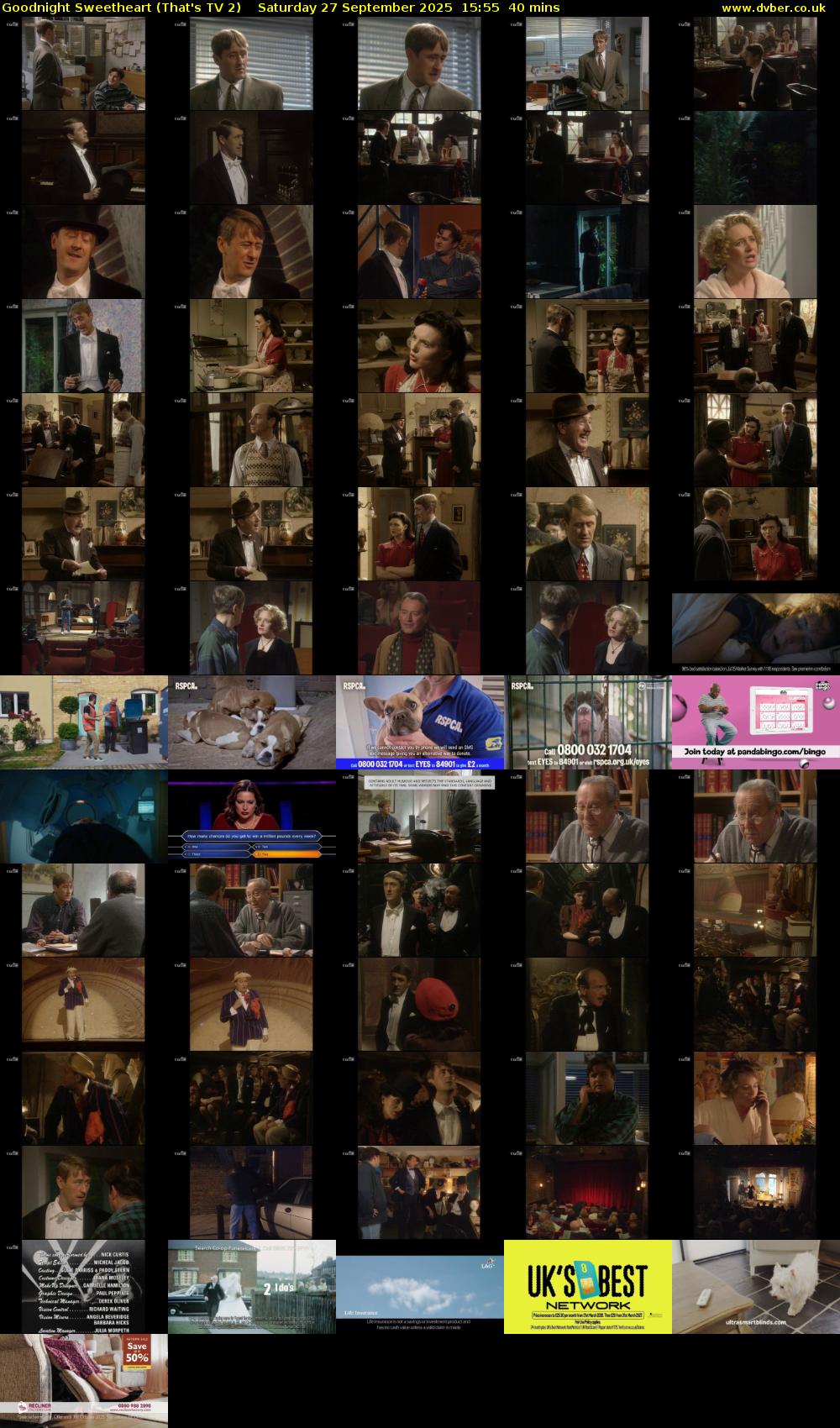 Goodnight Sweetheart (That's TV 2) Saturday 27 September 2025 15:55 - 16:35