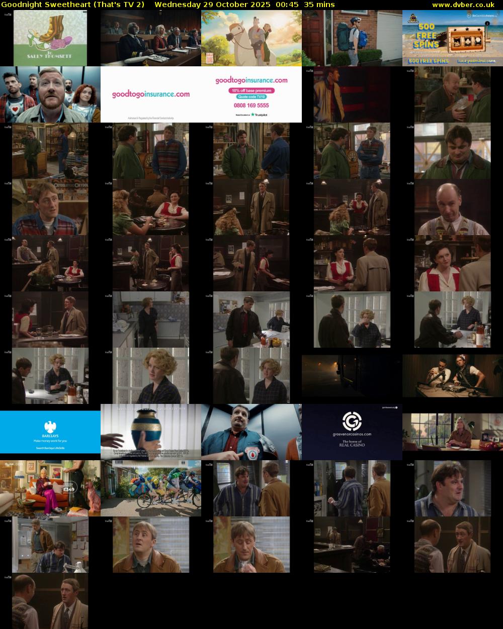 Goodnight Sweetheart (That's TV 2) Wednesday 29 October 2025 00:45 - 01:20