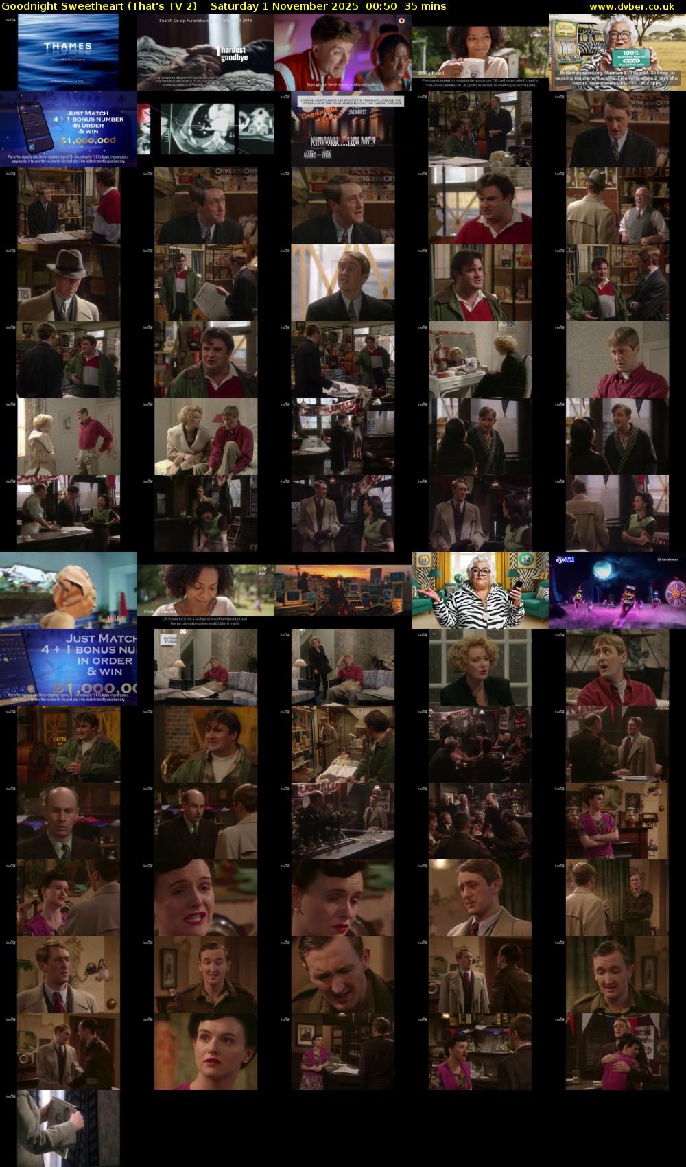 Goodnight Sweetheart (That's TV 2) Saturday 1 November 2025 00:50 - 01:25