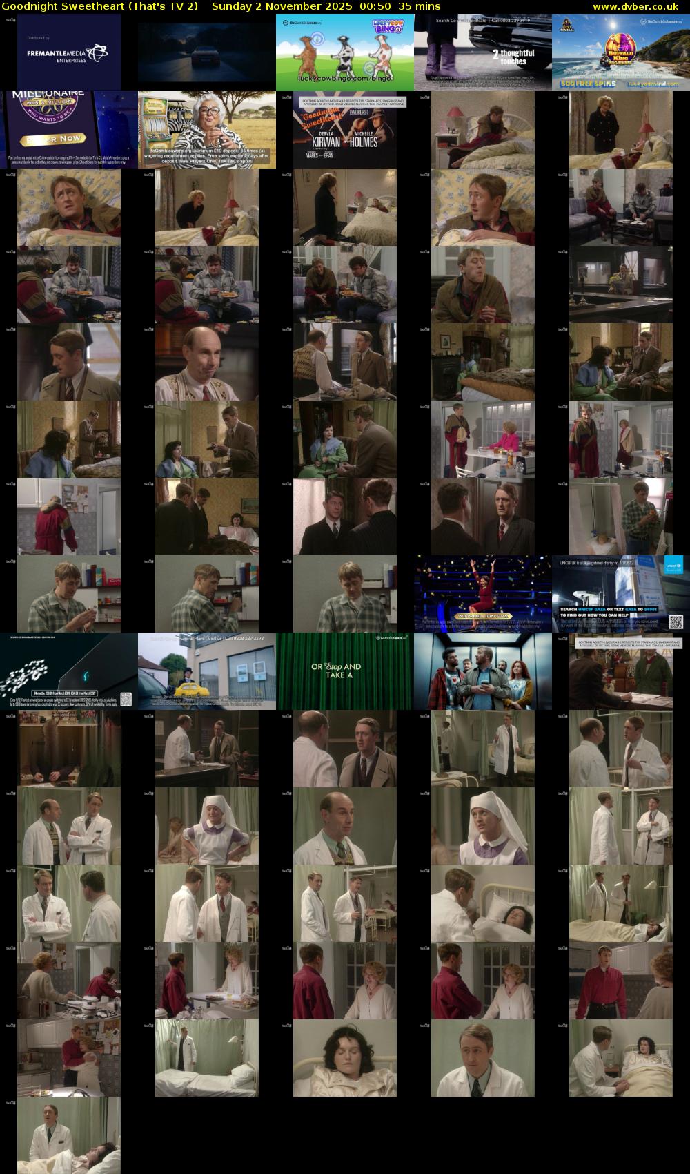 Goodnight Sweetheart (That's TV 2) Sunday 2 November 2025 00:50 - 01:25