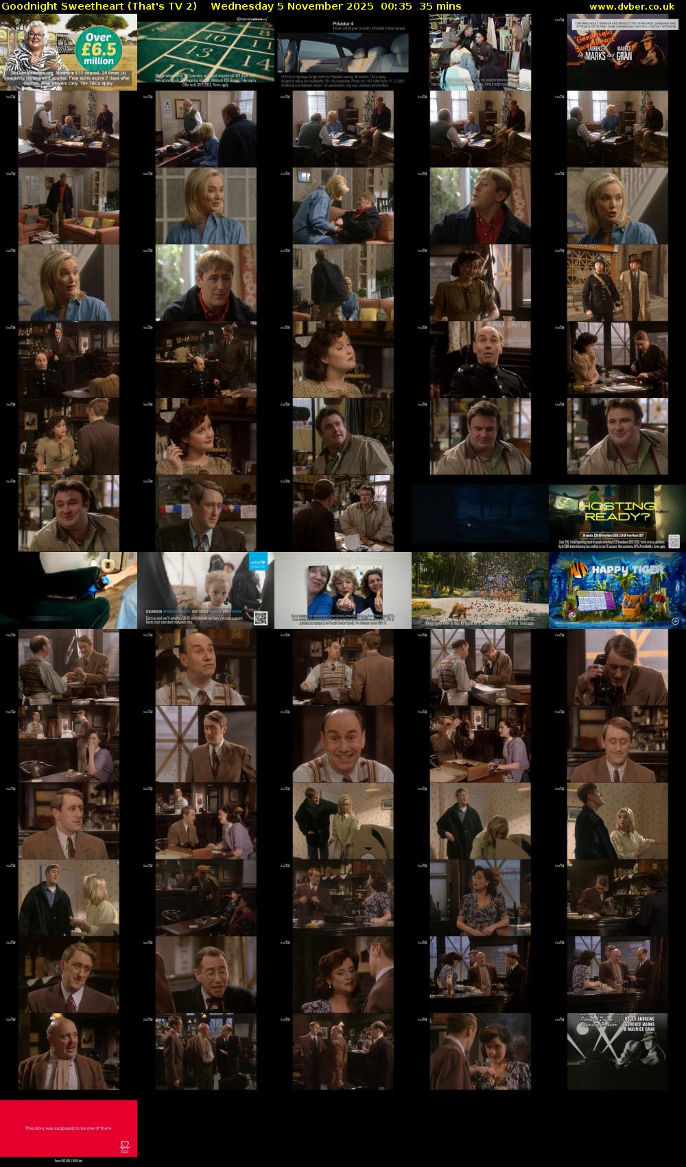 Goodnight Sweetheart (That's TV 2) Wednesday 5 November 2025 00:35 - 01:10