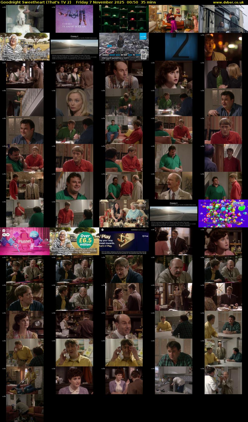 Goodnight Sweetheart (That's TV 2) Friday 7 November 2025 00:50 - 01:25