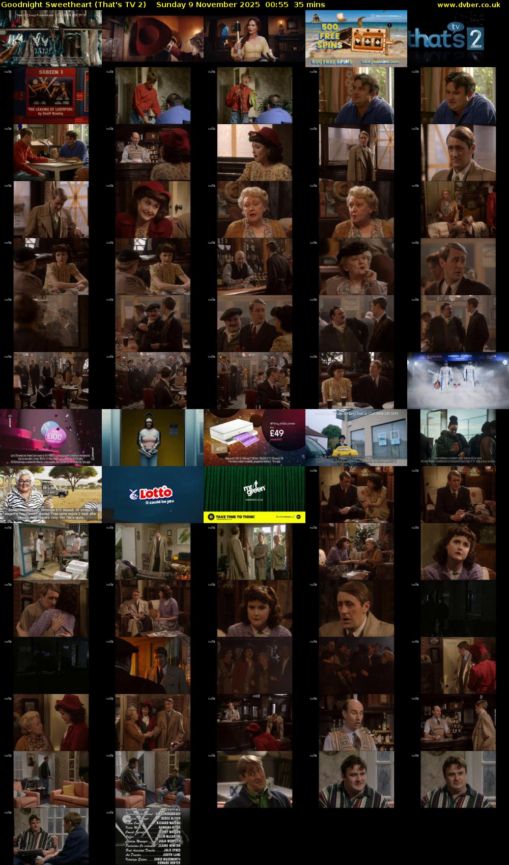 Goodnight Sweetheart (That's TV 2) Sunday 9 November 2025 00:55 - 01:30