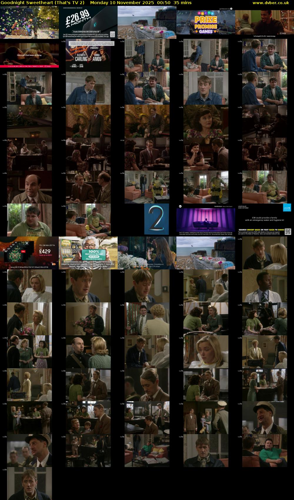 Goodnight Sweetheart (That's TV 2) Monday 10 November 2025 00:50 - 01:25