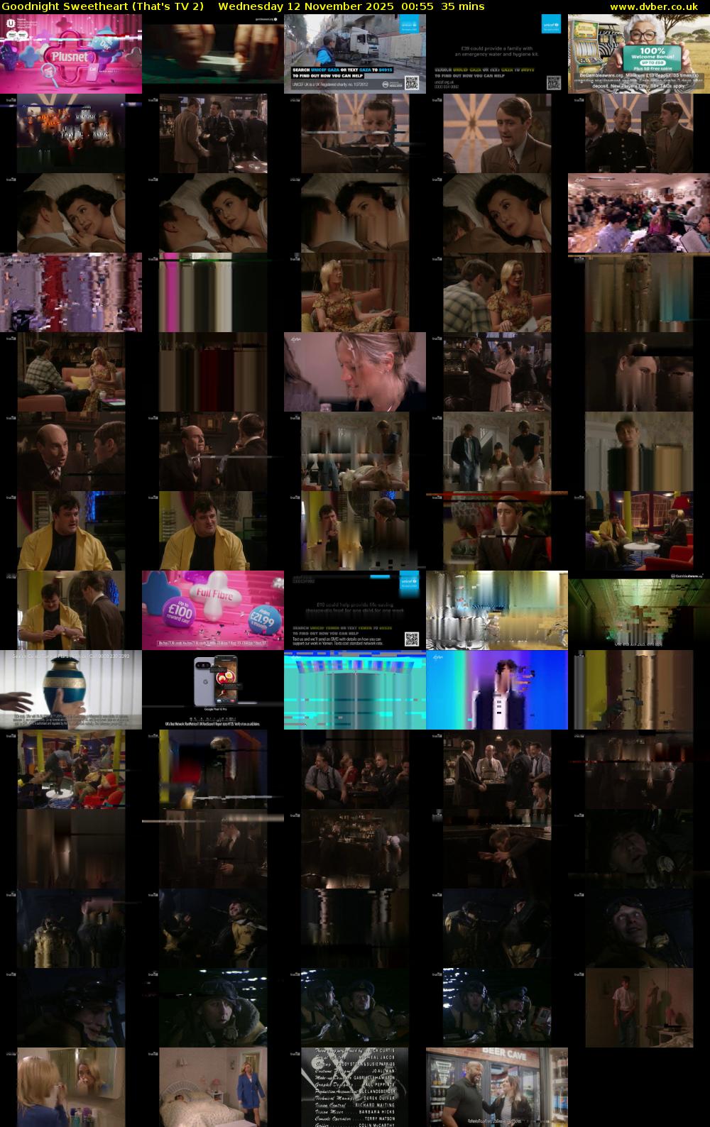 Goodnight Sweetheart (That's TV 2) Wednesday 12 November 2025 00:55 - 01:30