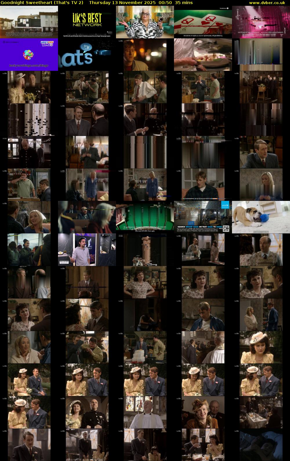 Goodnight Sweetheart (That's TV 2) Thursday 13 November 2025 00:50 - 01:25