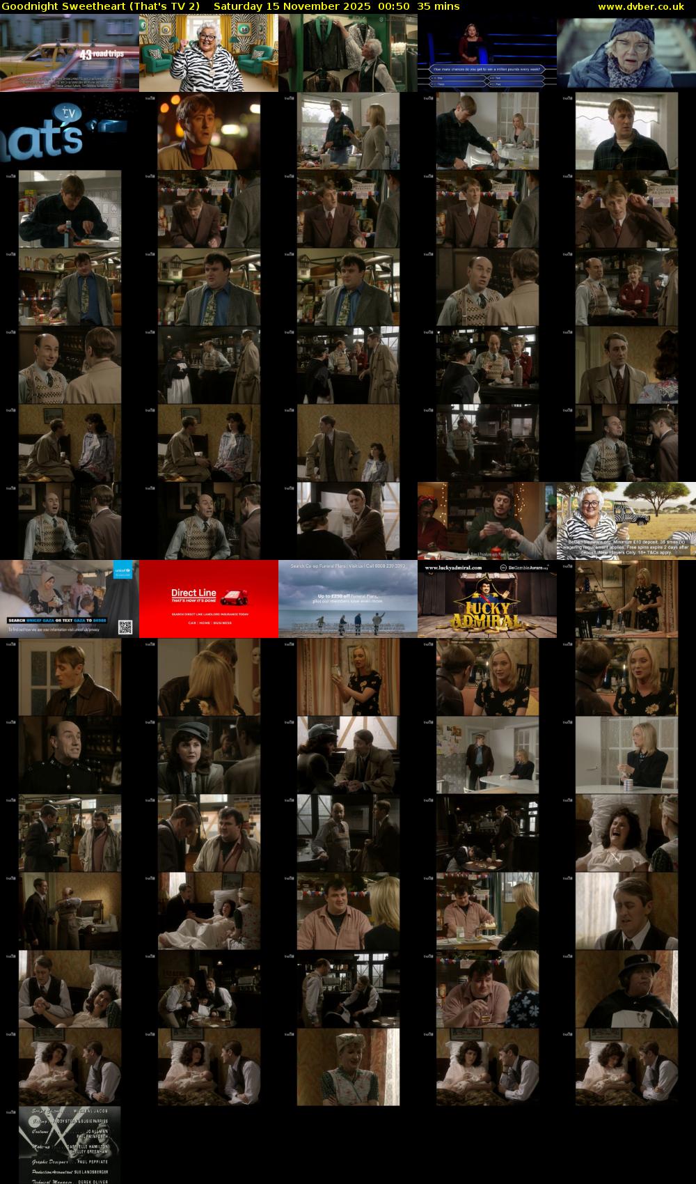 Goodnight Sweetheart (That's TV 2) Saturday 15 November 2025 00:50 - 01:25