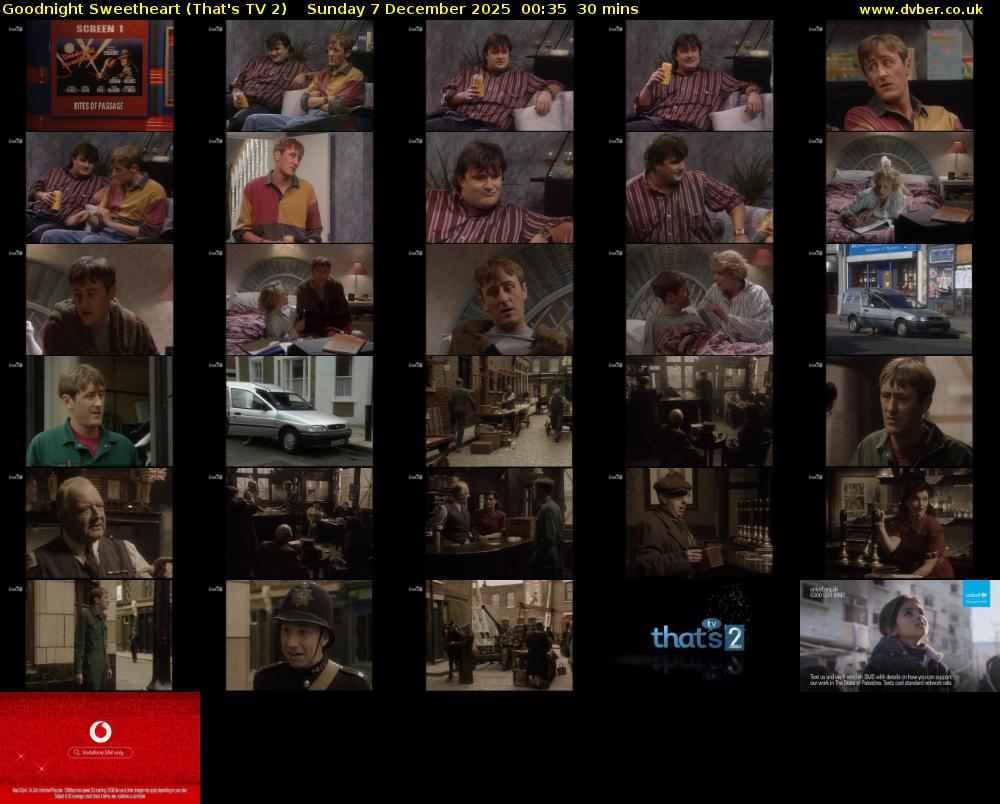 Goodnight Sweetheart (That's TV 2) Sunday 7 December 2025 00:35 - 01:05