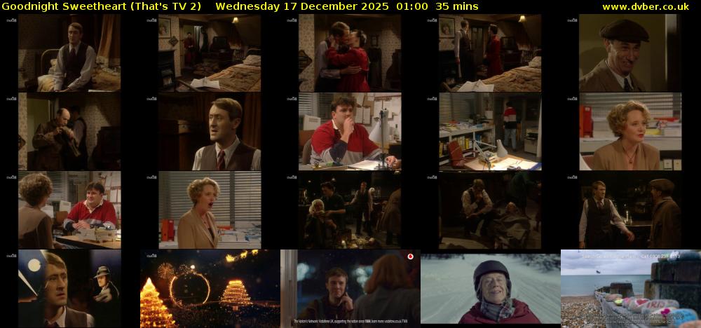 Goodnight Sweetheart (That's TV 2) Wednesday 17 December 2025 01:00 - 01:35