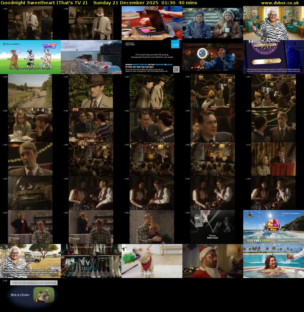 Goodnight Sweetheart (That's TV 2) Sunday 21 December 2025 01:30 - 02:10