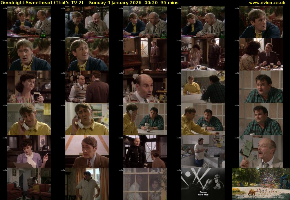 Goodnight Sweetheart (That's TV 2) Sunday 4 January 2026 00:20 - 00:55