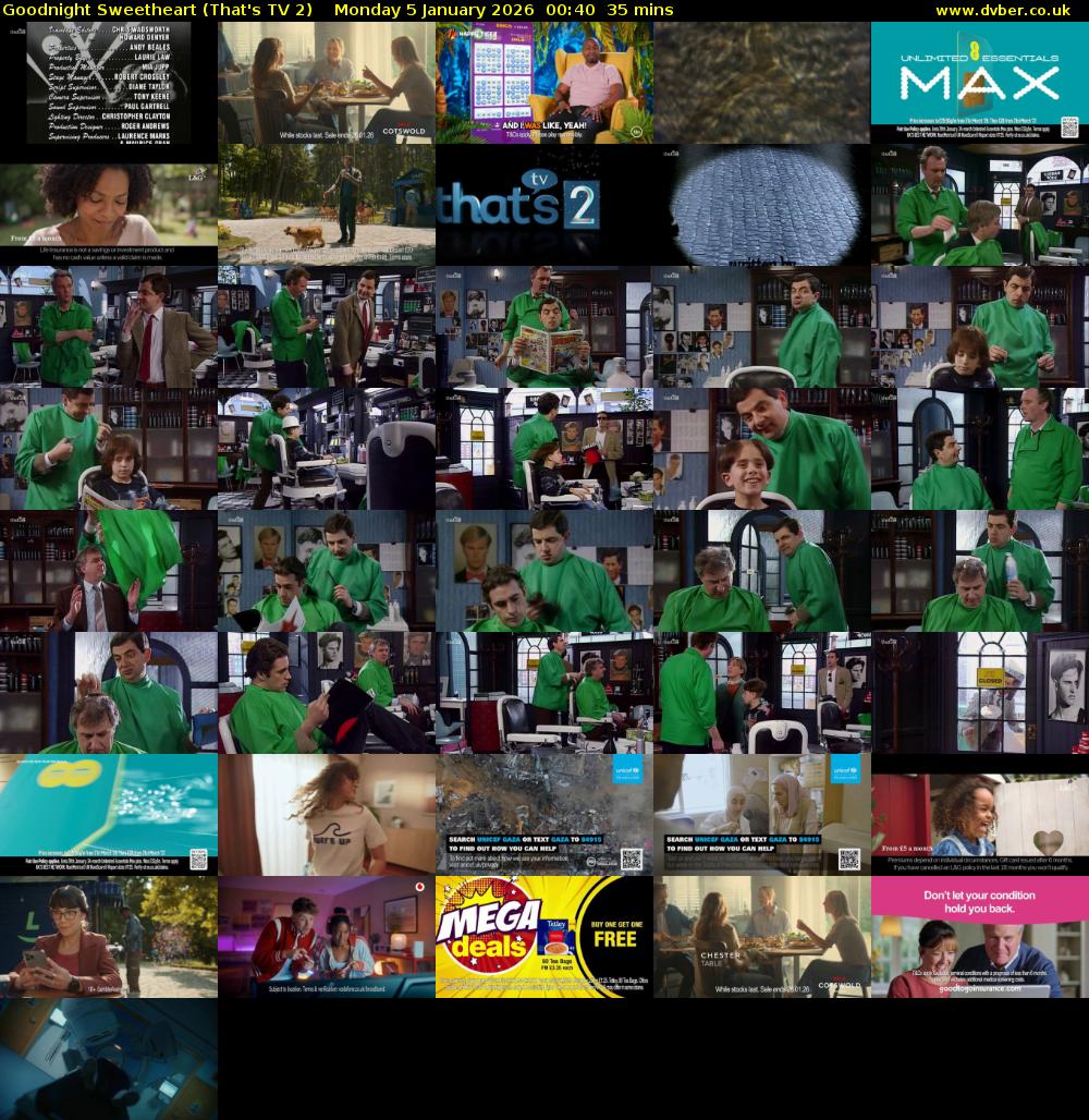 Goodnight Sweetheart (That's TV 2) Monday 5 January 2026 00:40 - 01:15