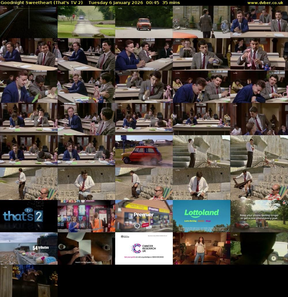 Goodnight Sweetheart (That's TV 2) Tuesday 6 January 2026 00:45 - 01:20