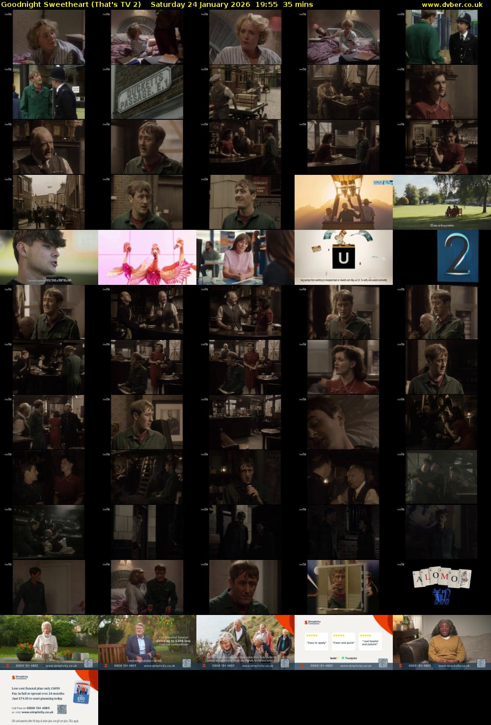 Goodnight Sweetheart (That's TV 2) Saturday 24 January 2026 19:55 - 20:30