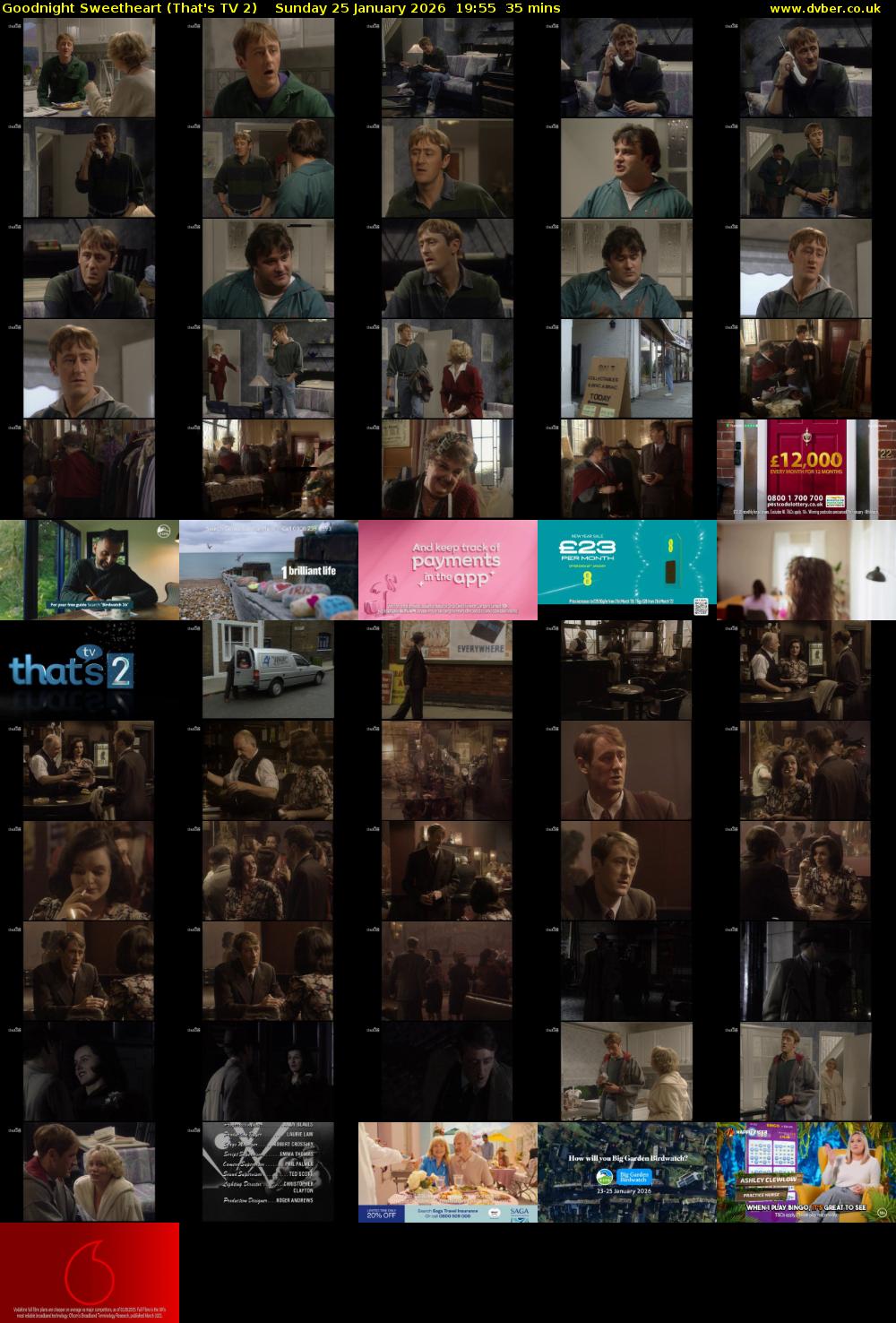 Goodnight Sweetheart (That's TV 2) Sunday 25 January 2026 19:55 - 20:30