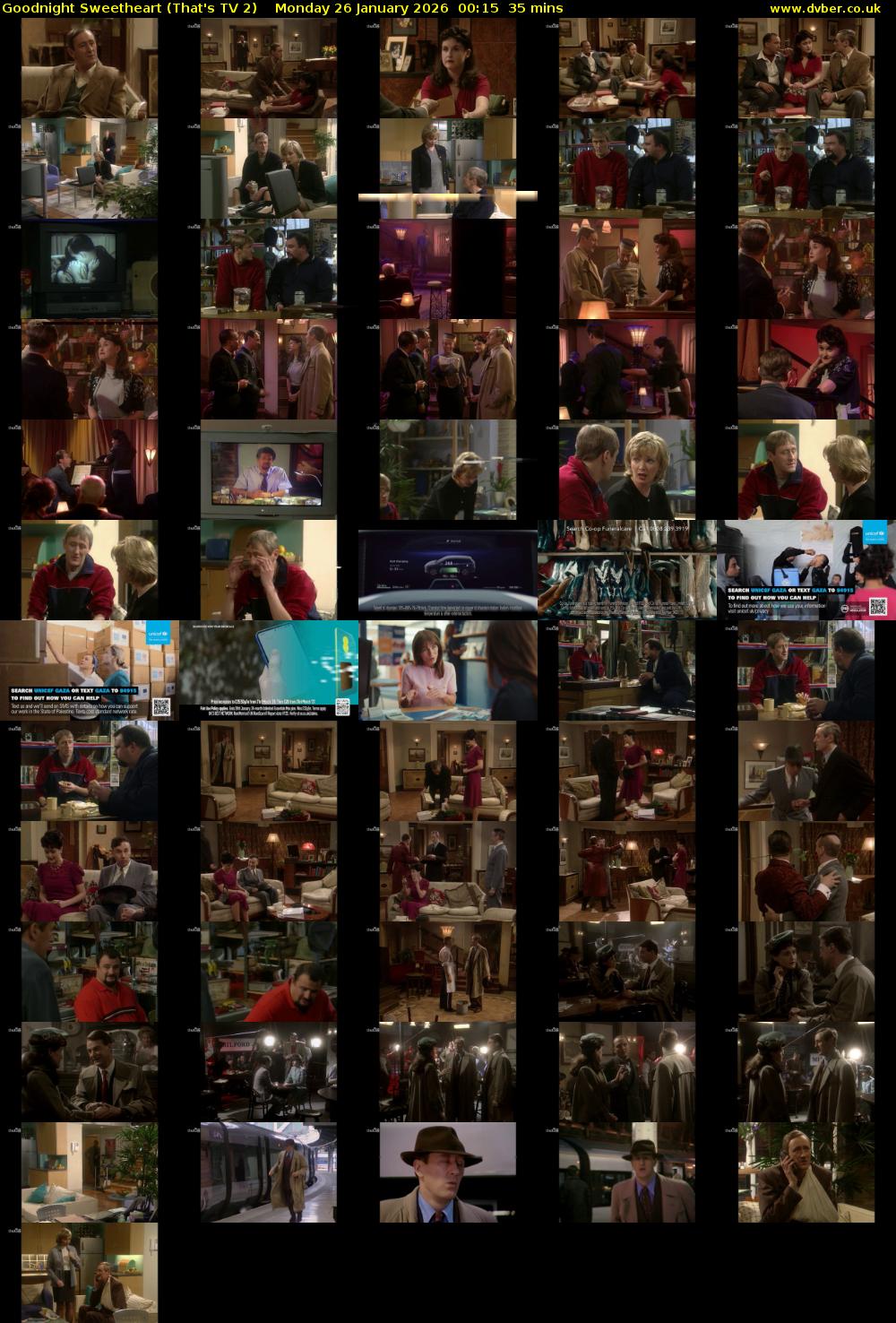 Goodnight Sweetheart (That's TV 2) Monday 26 January 2026 00:15 - 00:50