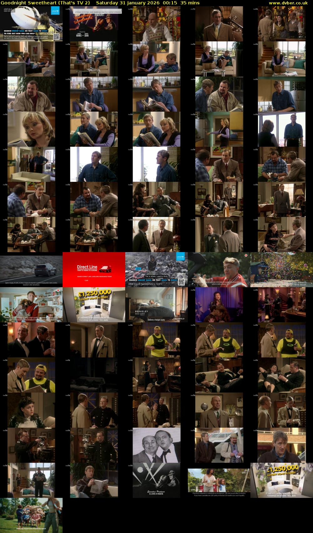 Goodnight Sweetheart (That's TV 2) Saturday 31 January 2026 00:15 - 00:50