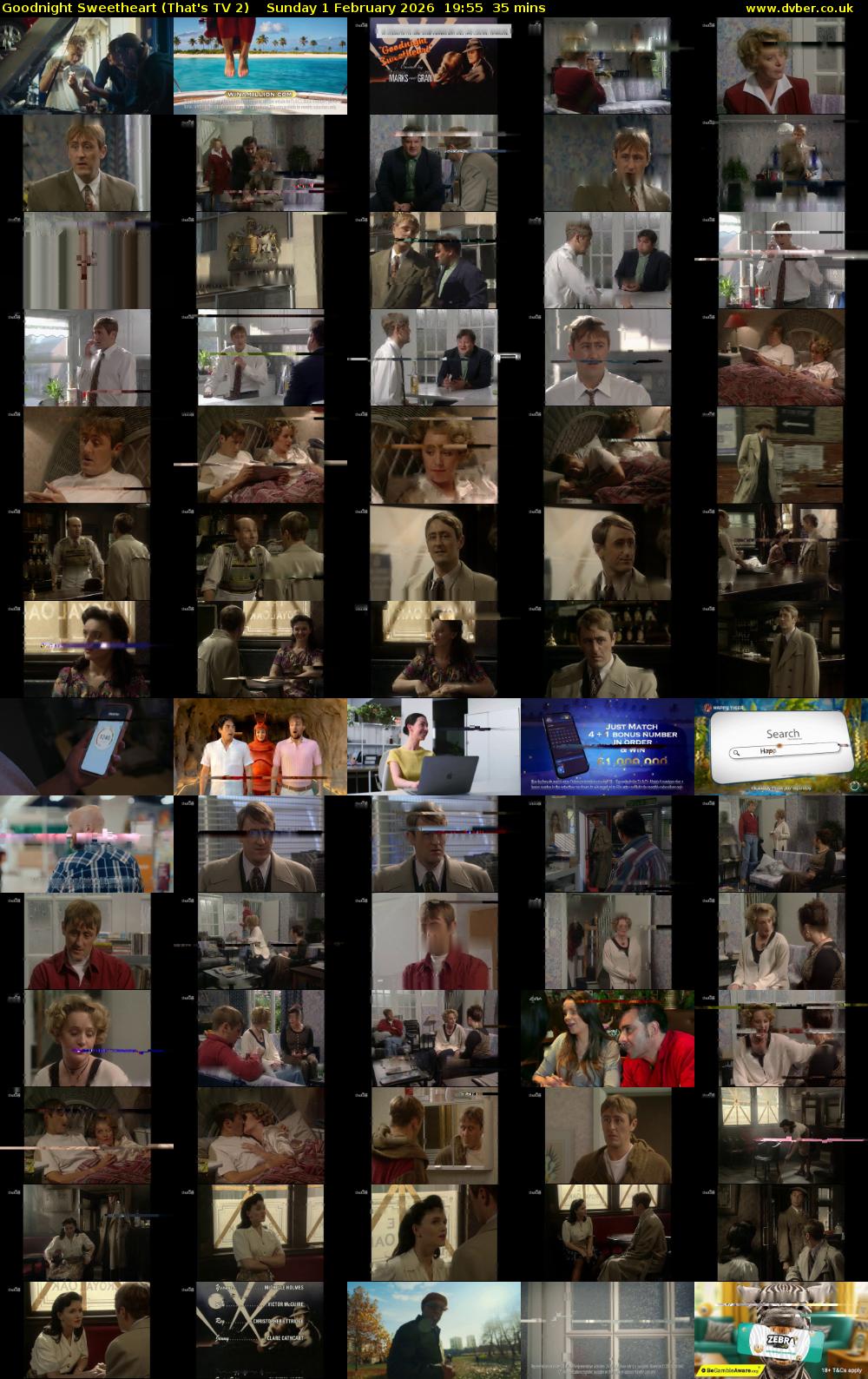 Goodnight Sweetheart (That's TV 2) Sunday 1 February 2026 19:55 - 20:30