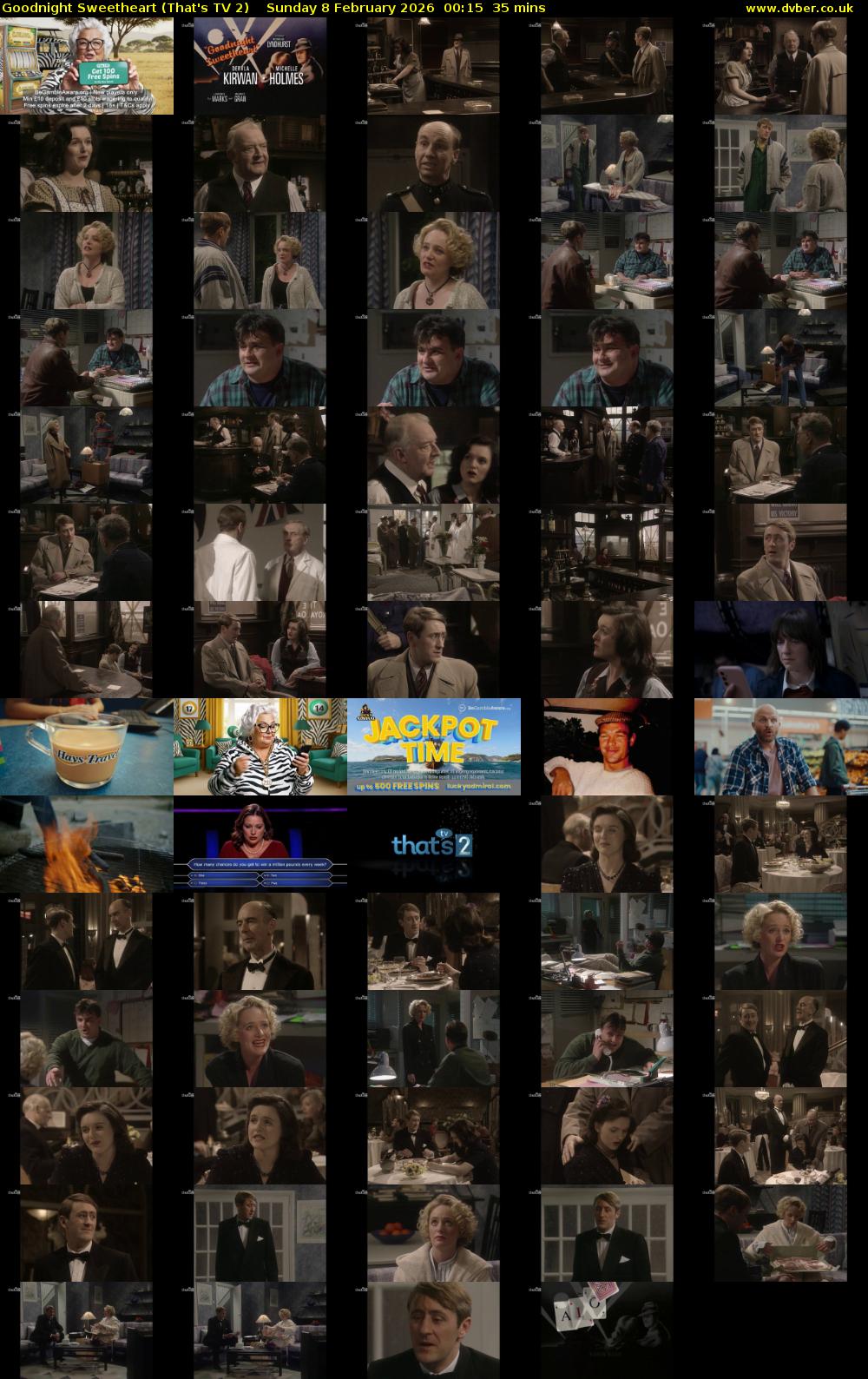 Goodnight Sweetheart (That's TV 2) Sunday 8 February 2026 00:15 - 00:50